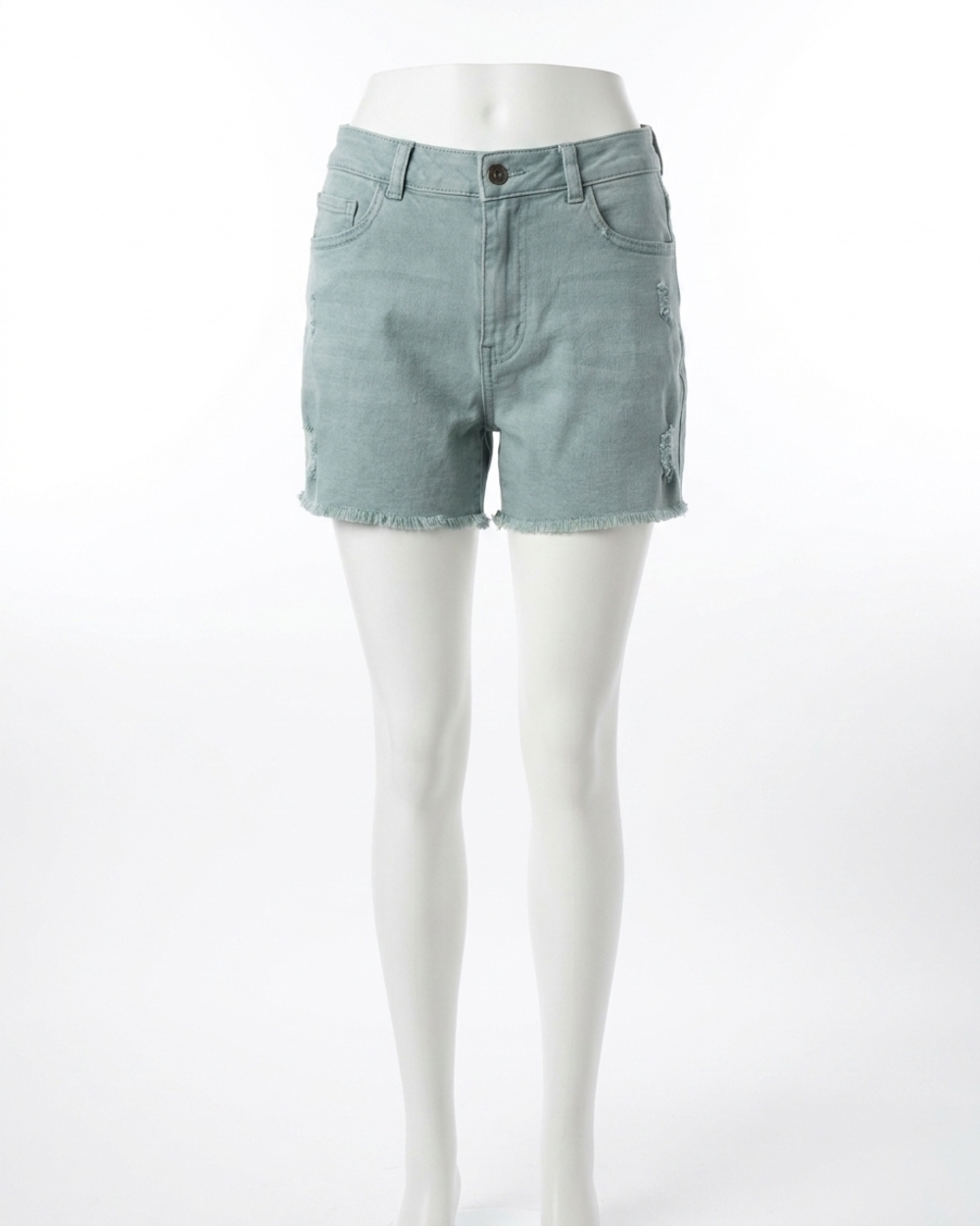 NEW GRACE AND LACE casual colored denim shorts in aqua